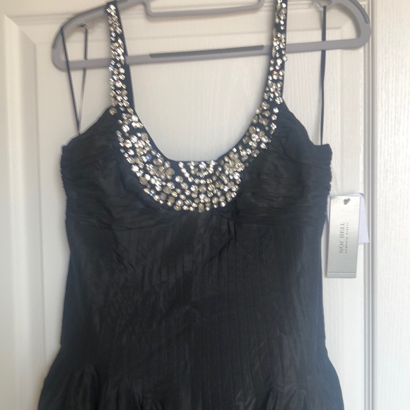 NWT Teri Jon 100% silk gown - Picture 2 of 11